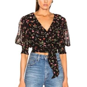 Ganni Elm Floral Blouse